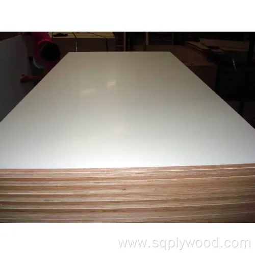 White Melamine Overlay Laminate Faced Plywood